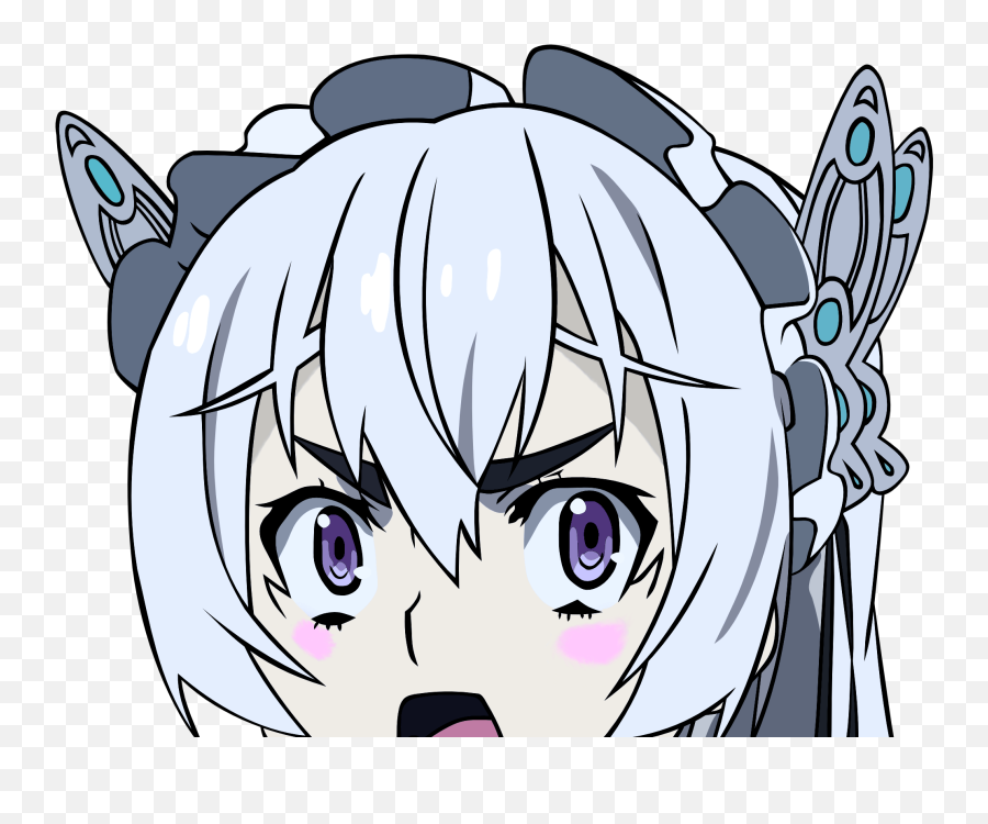 View Samegoogleiqdbsaucenao Peeking Chaika6 - Anime Head Cartoon Png,Peeking Png