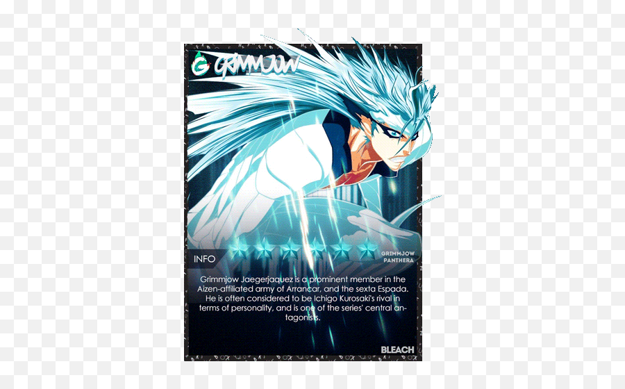 Grimmjow Anime Discord - Anime Soul Fictional Character Png,Grimmjow Jeagerjaques Icon