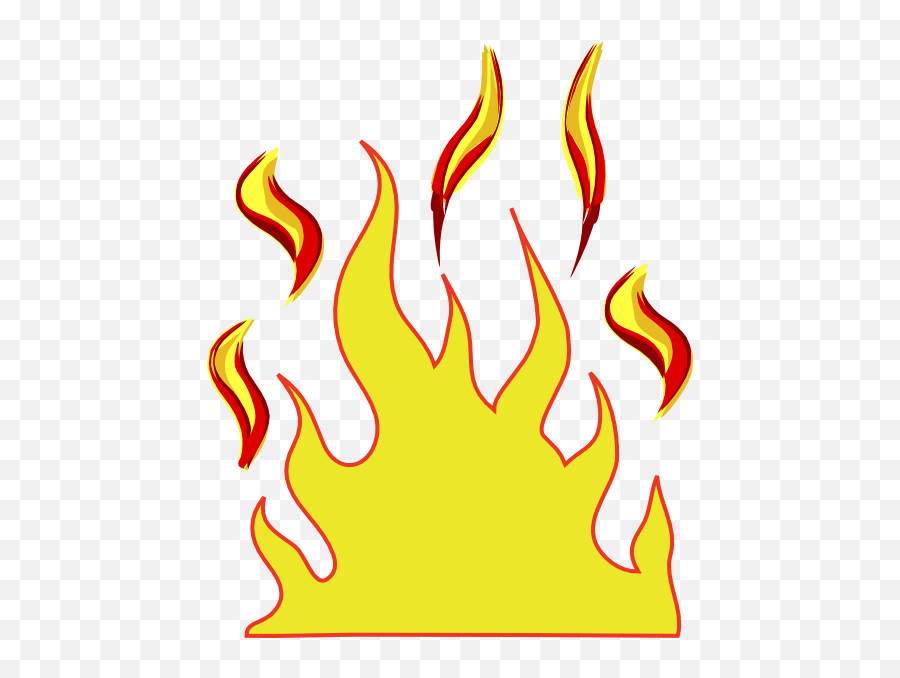 Flames Real Clip Art - Flame Cartoon Png,Cartoon Flame Png