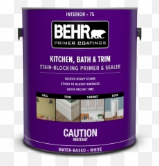 Primer U0026 Sealer For Kitchen Bath Trim Interior Stain - Behr Premium Plus Ultra png