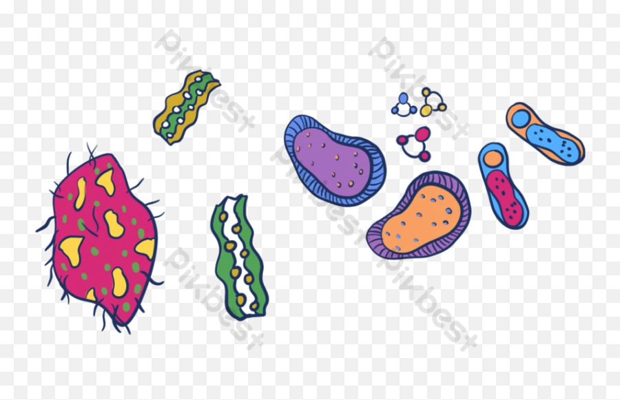 Drawing Bacteria Icons Psd Free Download - Pikbest Language Png,Bacteria Icon