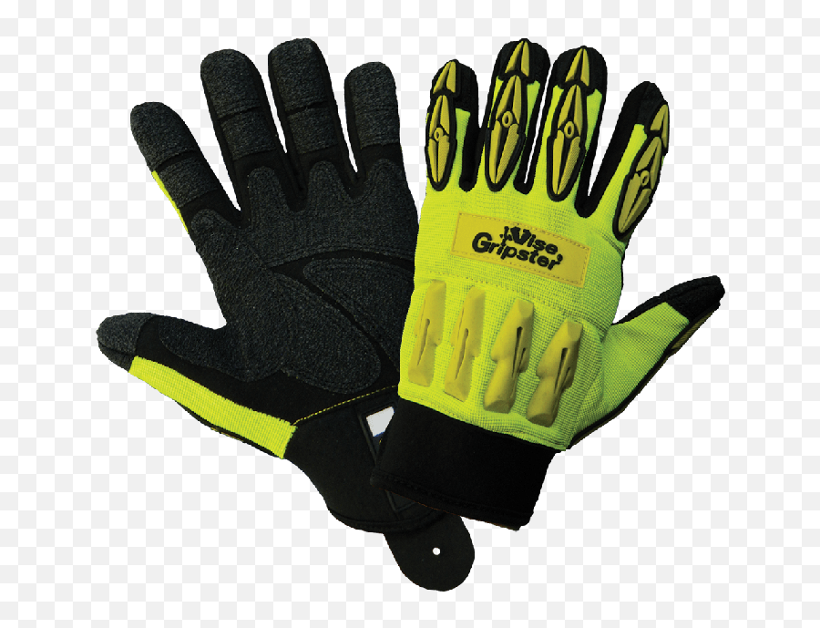 Global Sg9977 Vise Gripster Hivis Tpu Impact Gloves - Safety Glove Png,Glove Icon