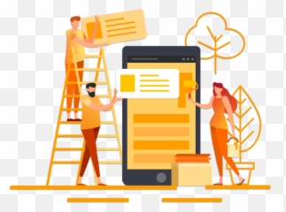 Ios And Android Mobile App In Flutter - ionic Ios App Development Illustration png