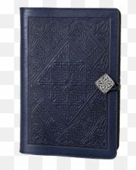 Oberon Design Large Refillable Leather Notebook Cover - Solid png