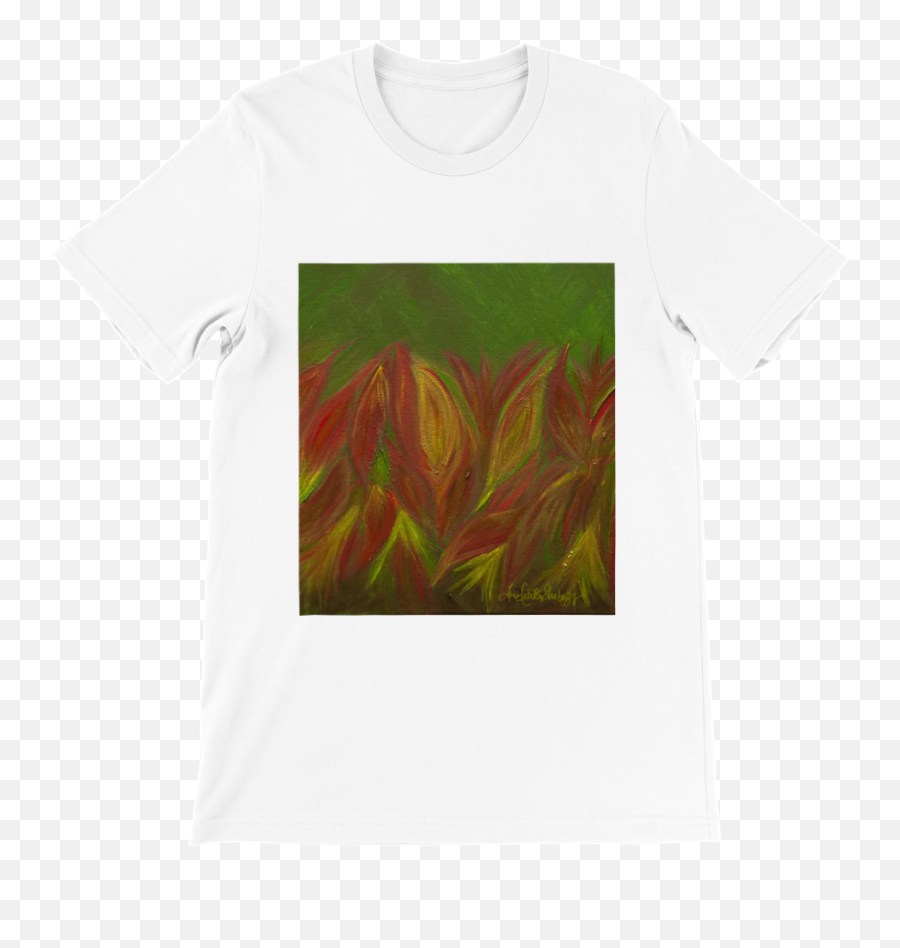 Premium Unisex Crewneck T - Shirts Abstract Floral Short Sleeve Png,Teepublic Icon