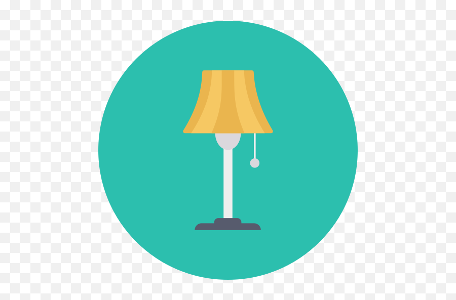 Table Lamp - Free Electronics Icons Desk Lamp Png,Desk Lamp Icon
