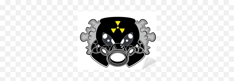 Sticker Gas Mask Mascot Tattoo Vector - Pixersus Toxic Vector Png,Rainbow Six Siege Mute Icon
