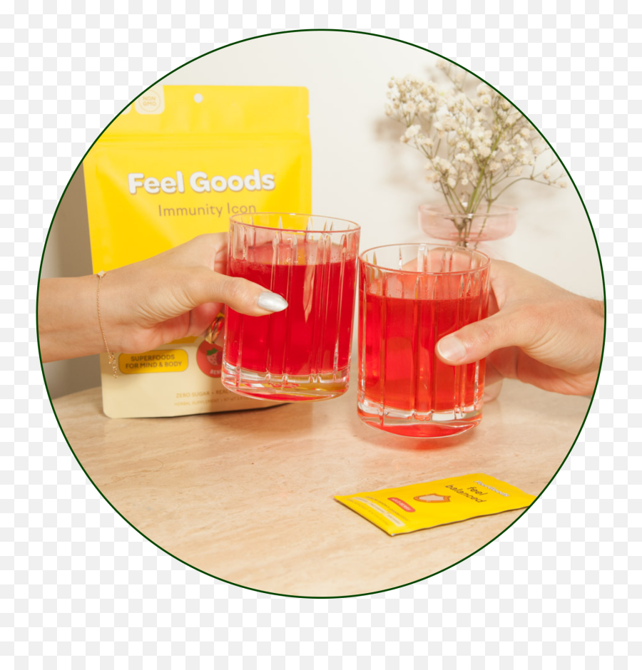Immune Boosting Drink Mix Made With Superplants And Zero Sugar - Highball Glass Png,Rich Nutrients Icon