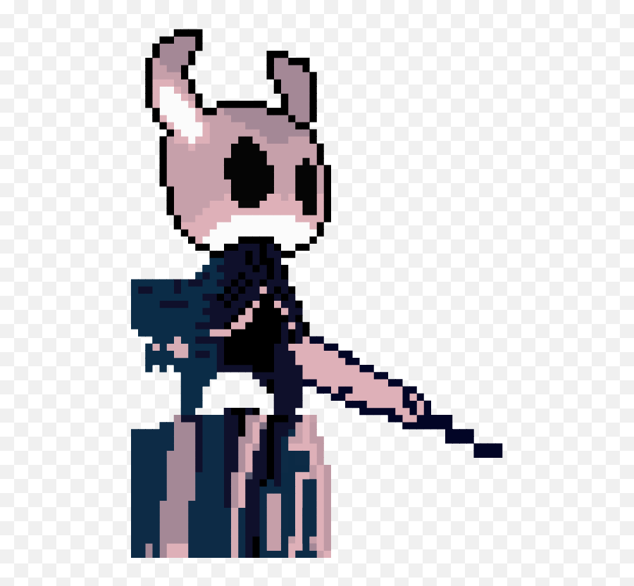 Hollow Knight - Hollow Knight The Knight Pixel Art Png,Hollow Knight Png