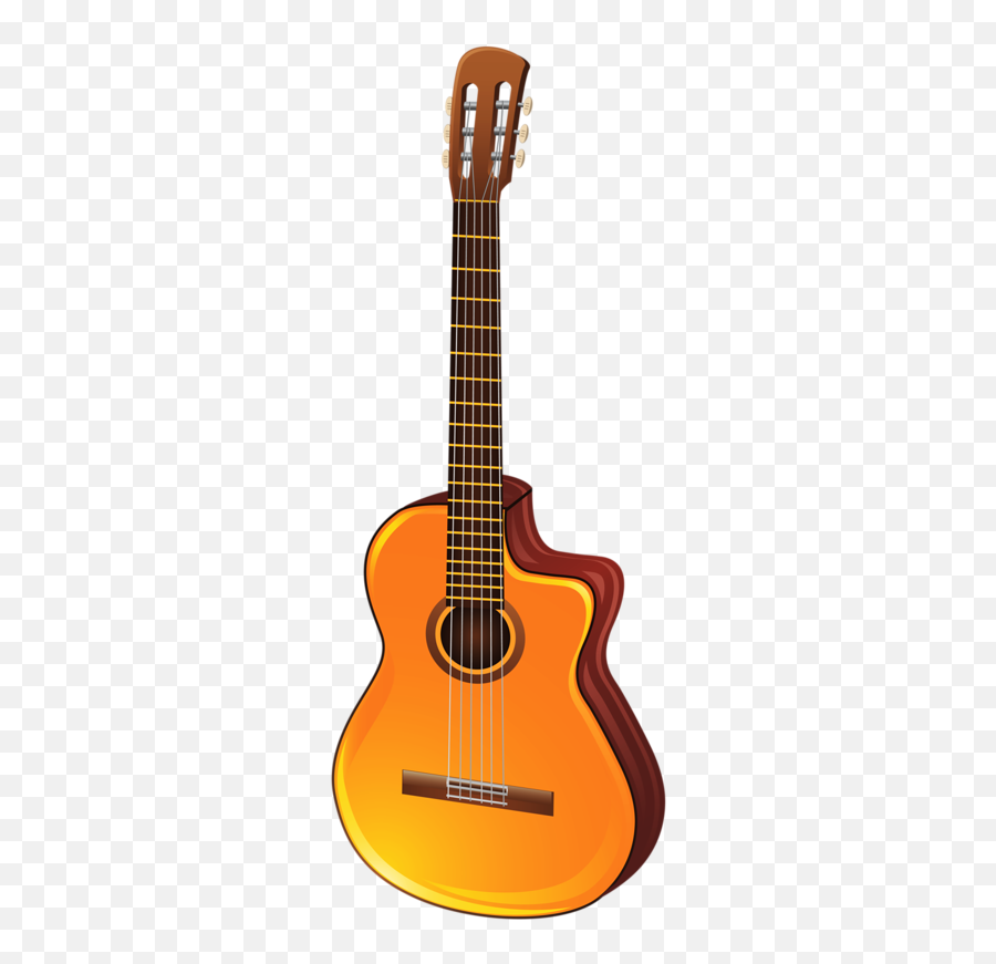 50 - Violin And Guitar Png,Cartoon Guitar Png