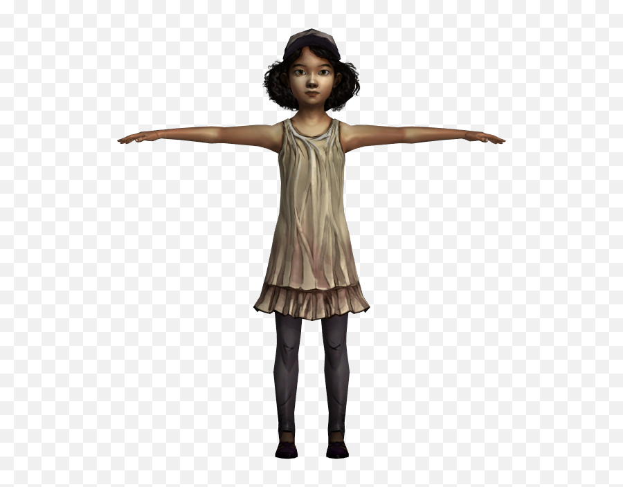 Season - Clementine Walking Dead Season 1 Full Body Png,Clementine Png