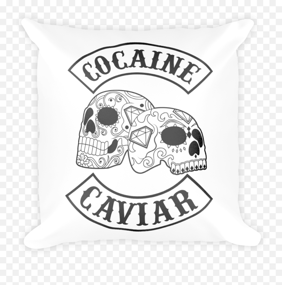 Cocaine U0026 Caviar Diamond Skull U2014 - Throw Pillow Png,Cocaine Png