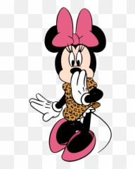 Leopard Minnie Clipart - Minnie Animal Print Png,Cheetah Print Png