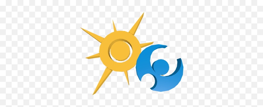 Pokemon Sun And Moon Emblems - Clip Art Png,Pokemon Sun Logo