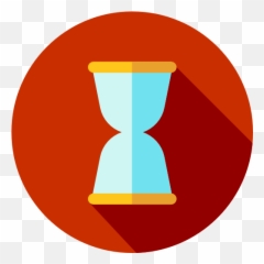 Hourglass Waiting Tools And Utensils - Icon Time Red Png