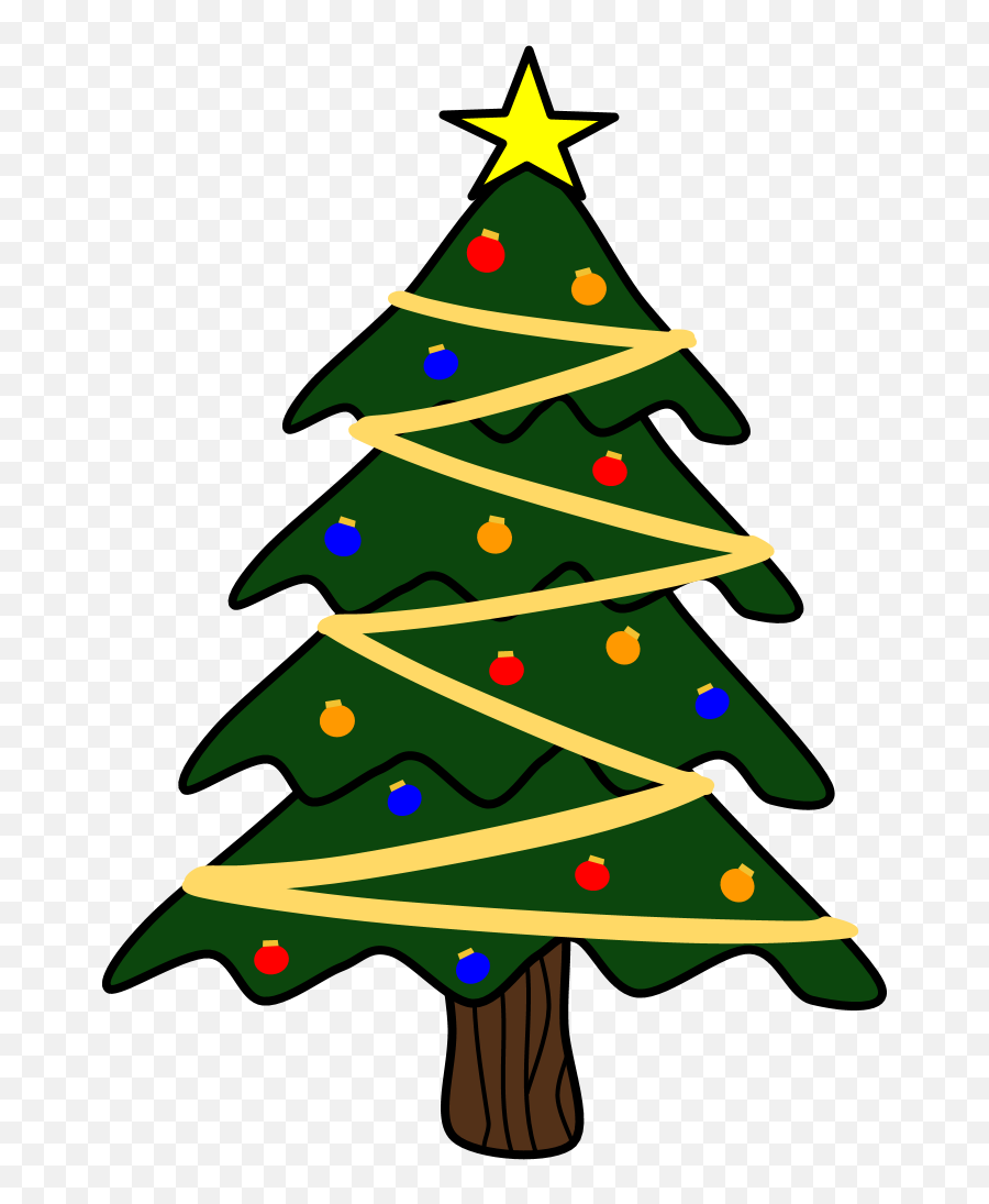 Christmas Trees - Easy Simple Christmas Tree Drawing Png,Garland Png