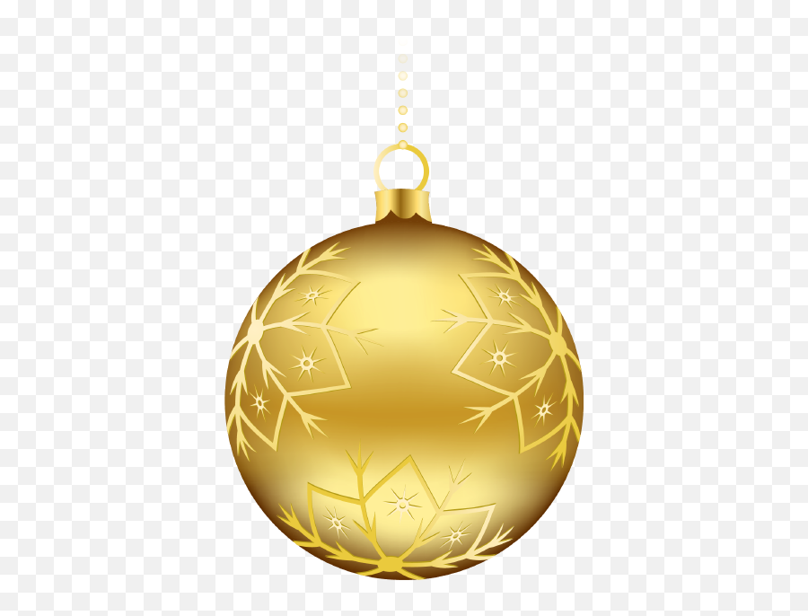 Christmas Ball Decorations 2 Messages - Gold Christmas Ornaments Png,Balls Png