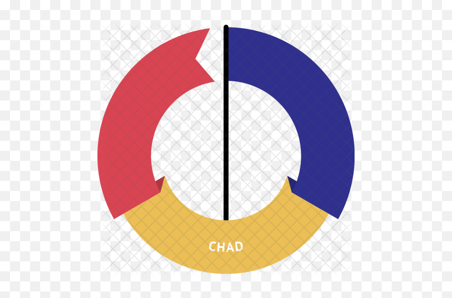 Chad Flag Icon Of Flat Style - Circle Png,Chad Png