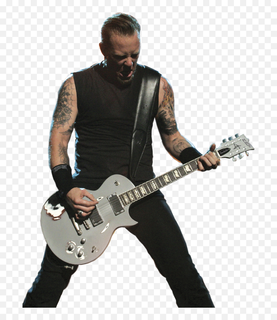 Download Bass Guitarist Guitar Bassist Metallica Electric - James Hetfield Png,Metallica Png