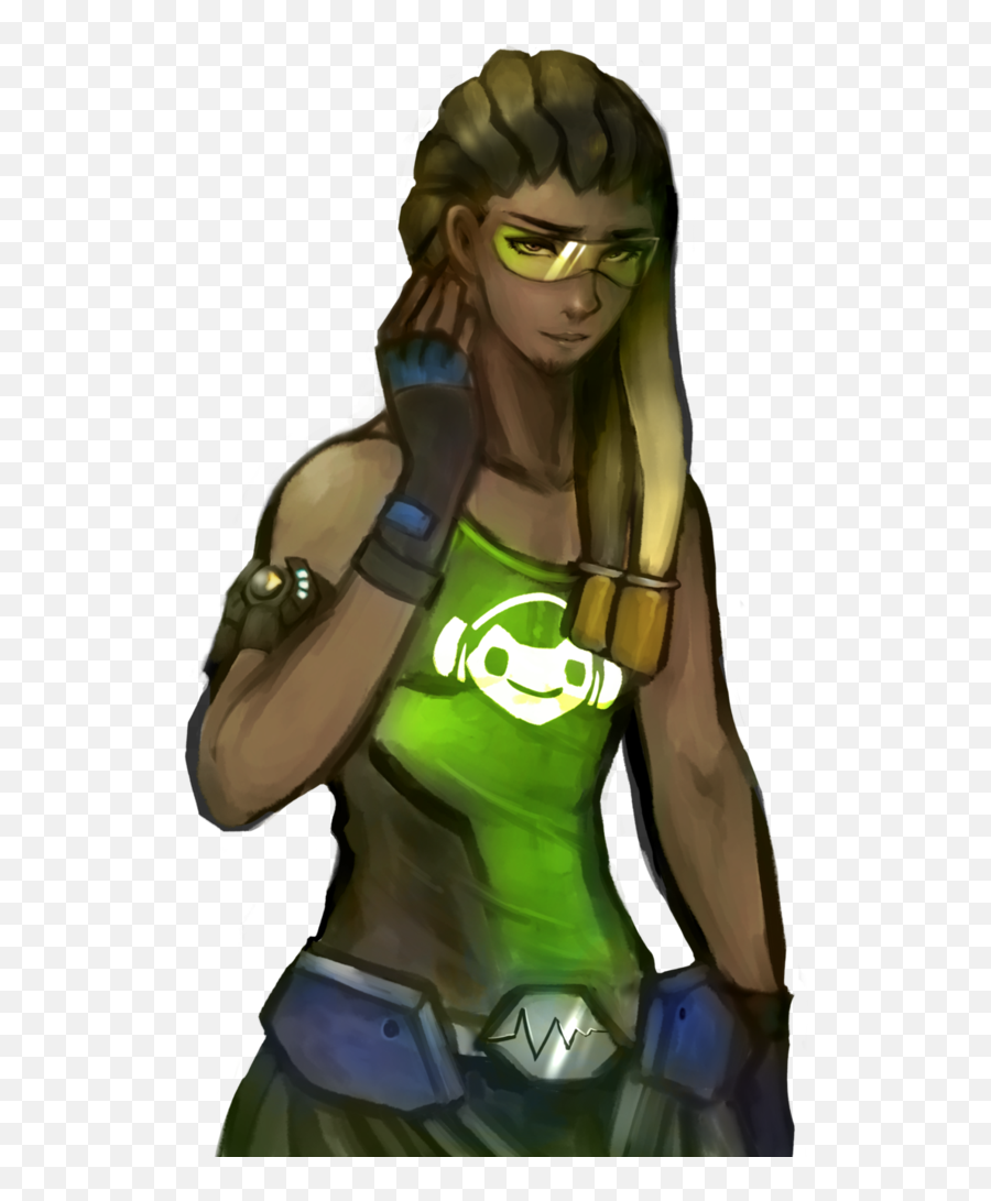 Lucio With His Hair Artwork - Overwatch Lucio Hair Down Png,Lucio Png