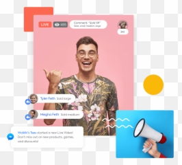 Commentsold Live Selling Is The Most Engaging Way To - Facebook Product png