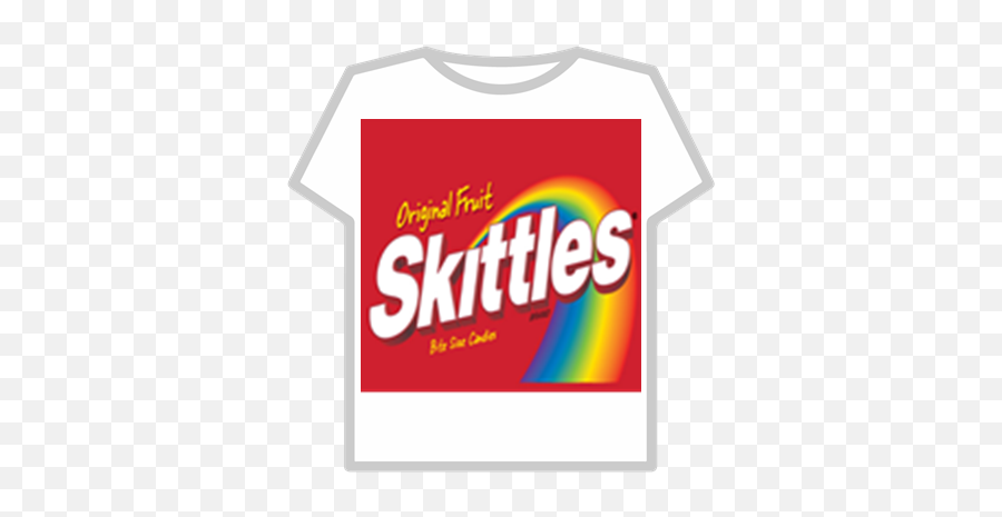 Skittles T - Shirt Roblox Graphic Design Png,Skittles Logo