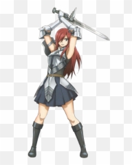 Fairy Tail Erza Scarlet Naked Apron Pantsu Sword Thighhighs Fairy Tail Erza Seduction Armor