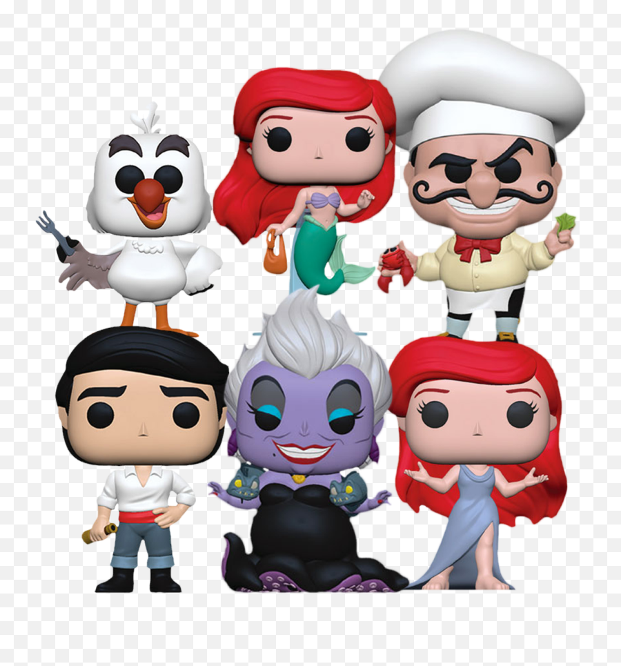 The - Little Mermaid Funko Set Png,The Little Mermaid Png