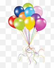 Transparent Balloons Png Picture - Transparent Transparent Background Balloons Png,Up Balloons Png