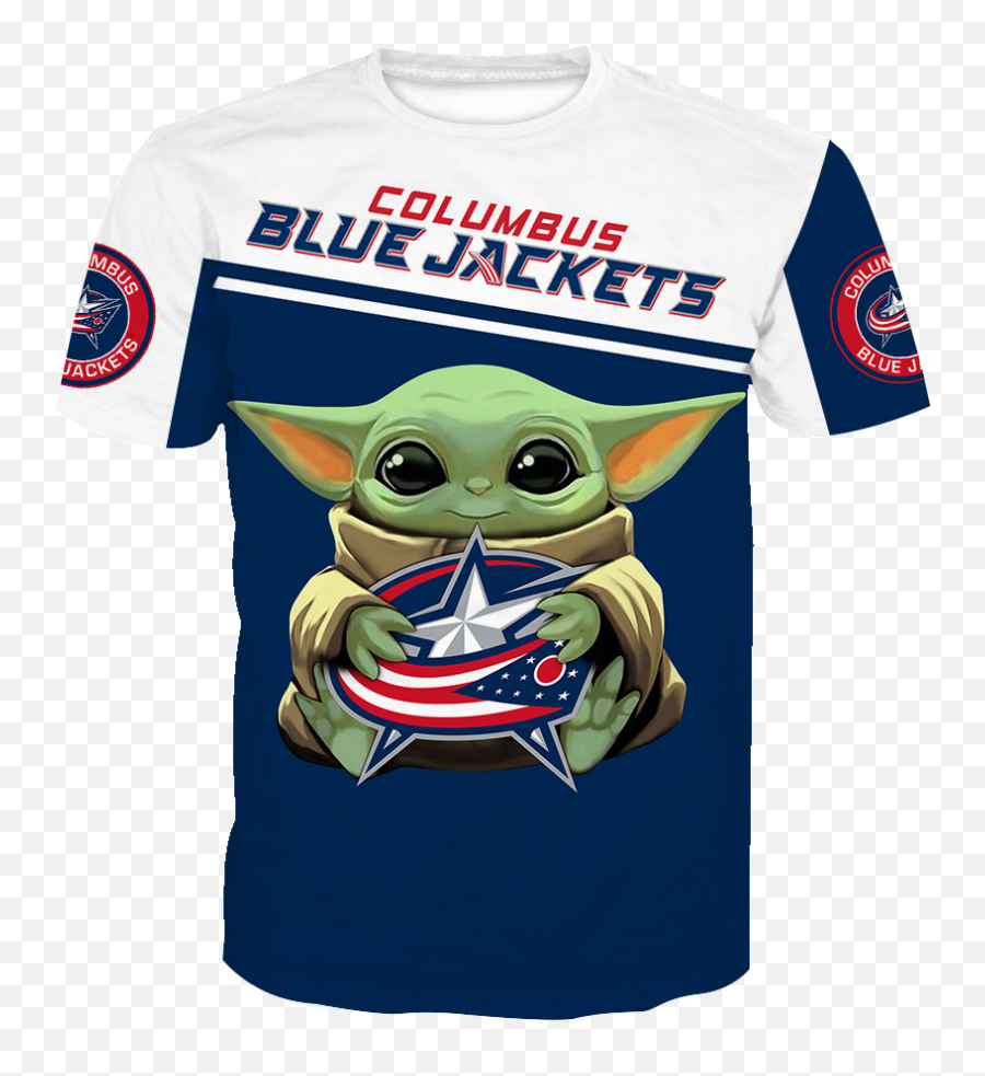 Columbus Blue Jackets Baby Yoda New Png Logo