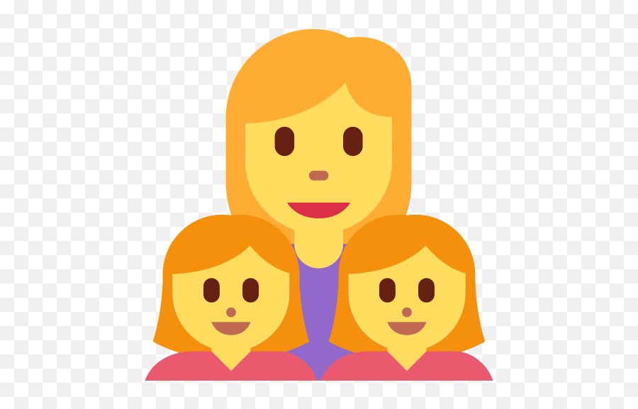 U200du200d Family Woman Girl Emoji Meaning And Pictures - Solas Mis Hijas Y Yo Png,Girl Emoji Png