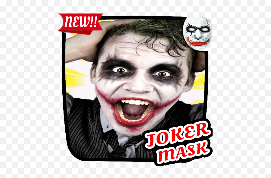 30 Foto Joker Asli Seram - Joker Mask Photo Editor Aplikasi Horror Png,Joker Mask Png