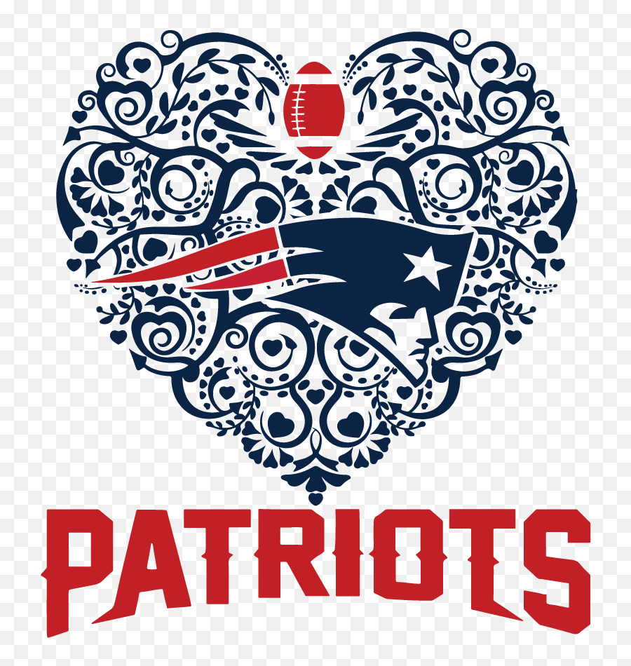 Heart Dxf Svg - New England Patriots Svg Free Png,New England Patriots Png