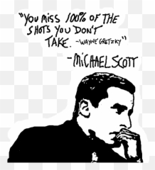 Layer - Michael Scott Wayne Gretzky Quote Png,Michael Scott Png