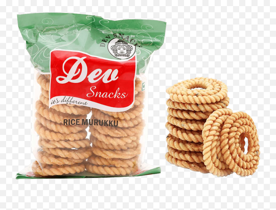 Dev Snacks Rice Murukku 225 G Packet - Dev Rice Murukku 225gm Png,Snacks Png