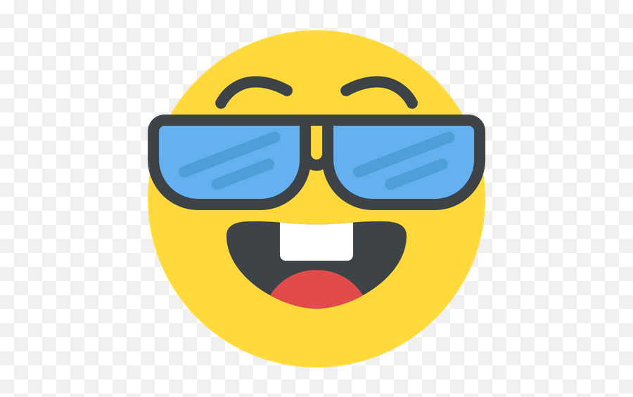 Nerd Emoji Icon Of Flat Style - Available In Svg Png Eps Happy,Nerd Emoji Png