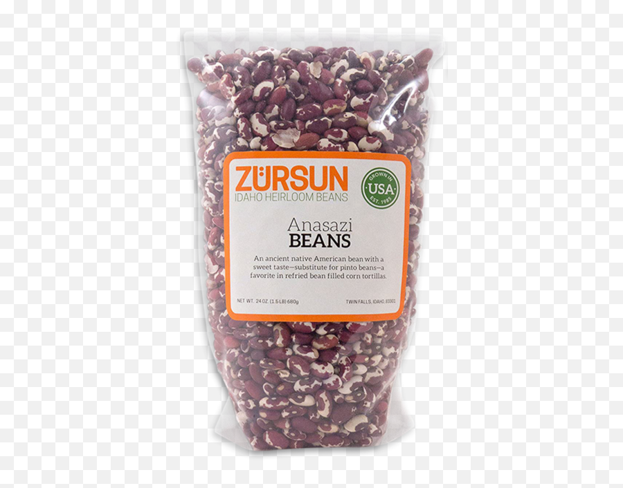 Zürsun Idaho Heirloom Beans Anasazi - Kidney Bean Png,Beans Transparent