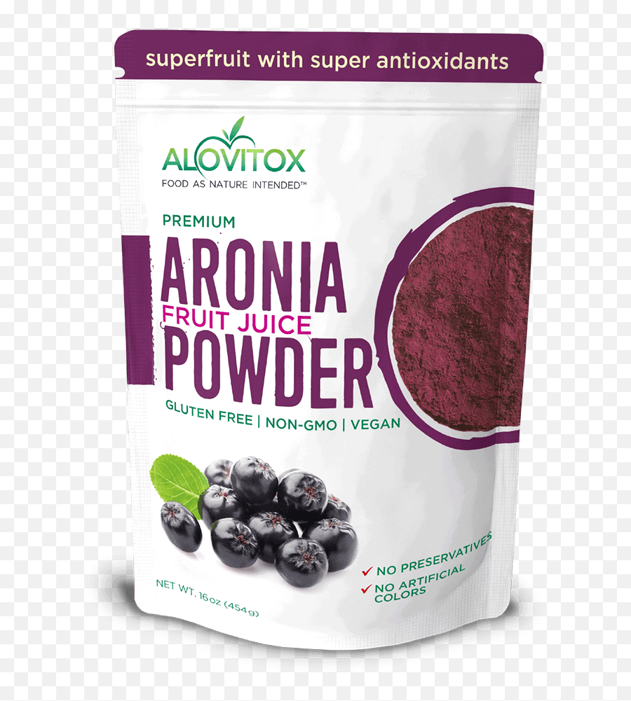 Aronia Berry Juice Powder - Alovitox Berry Juice Powder Superfood Png,Berry Png