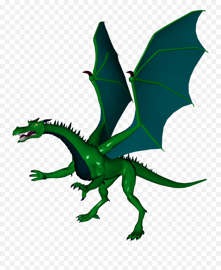 Clipart Dragon Shadow Transparent - Clipart Green Dragon Png,Flying Dragon Png