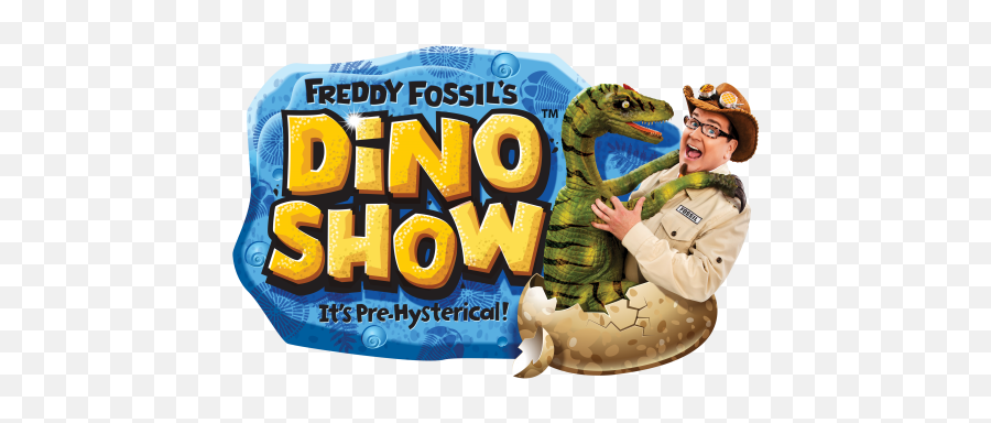 Freddy Fossilu0027s Dino Show Hancock County Public Library - Velociraptor Png,Dinosaur Logo