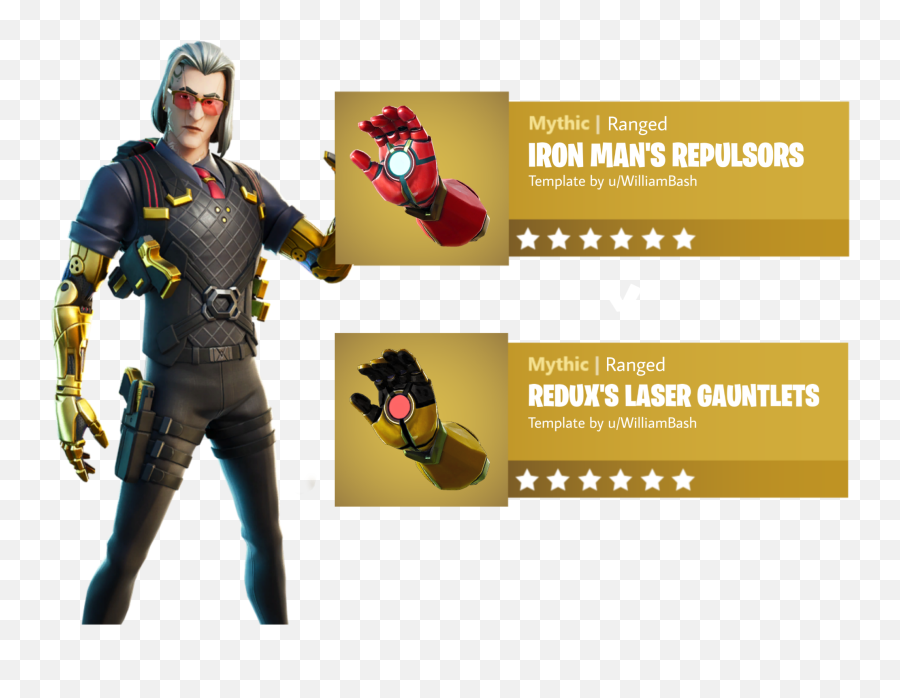 Epic Could Utilize Iron Mans Repulsors - Iron Man Mythic Fortnite Png,Fortnite Carbide Png