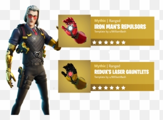 Epic Could Utilize Iron Mans Repulsors - Iron Man Mythic Fortnite Png,Fortnite Carbide Png