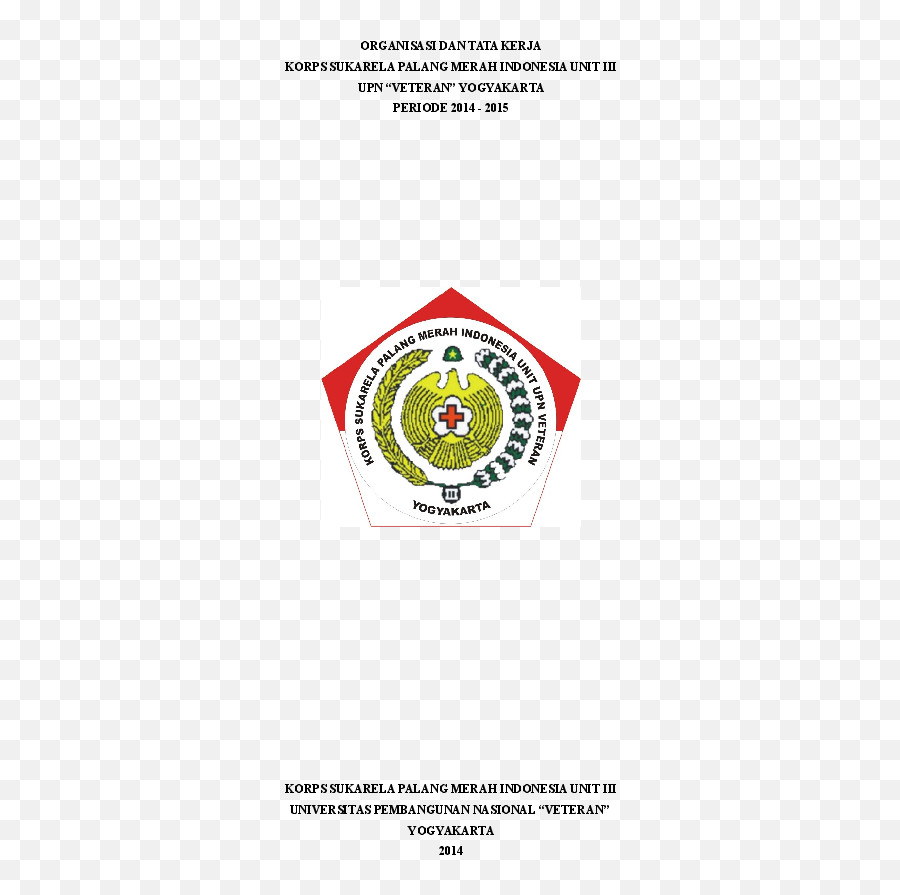 Contoh Tata Kerja Organisasi - Language Png,Palang Merah Indonesia Logo