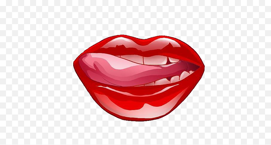 Mouth Tongue Transparent Png Clipart - Lips With Tongue Png,Tongue Transparent