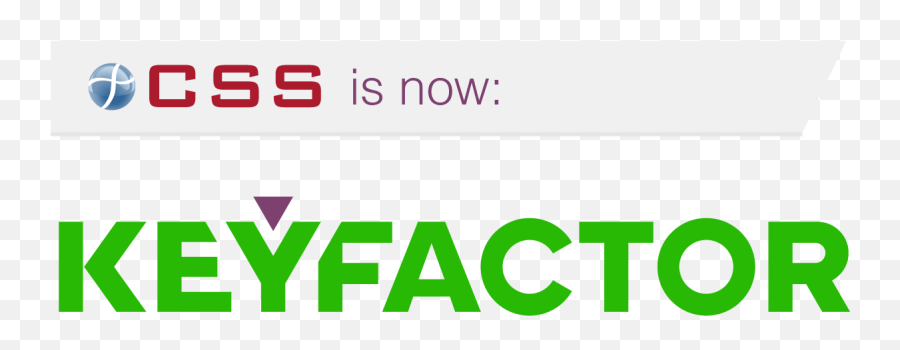 Css Is Now Keyfactor - Horizontal Png,Css Logo Png