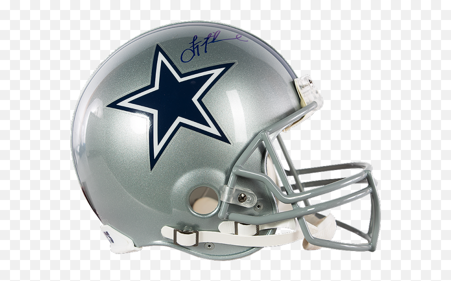 Troy Aikman Signed Full - Dallas Cowboys Helmet Transparent Png,Cowboys Helmet Png
