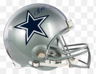 Troy Aikman Signed Full - Dallas Cowboys Helmet Transparent Png,Cowboys Helmet Png