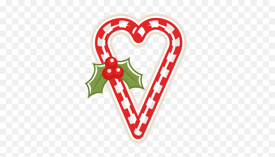 Christmas Heart Png 2 Image - Cute Candycane Clip Art,Cute Heart Png