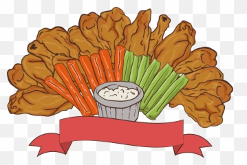 Korean Fried Chicken Buffalo - Cartoon Buffalo Chicken Wing Png,Fried Chicken Transparent