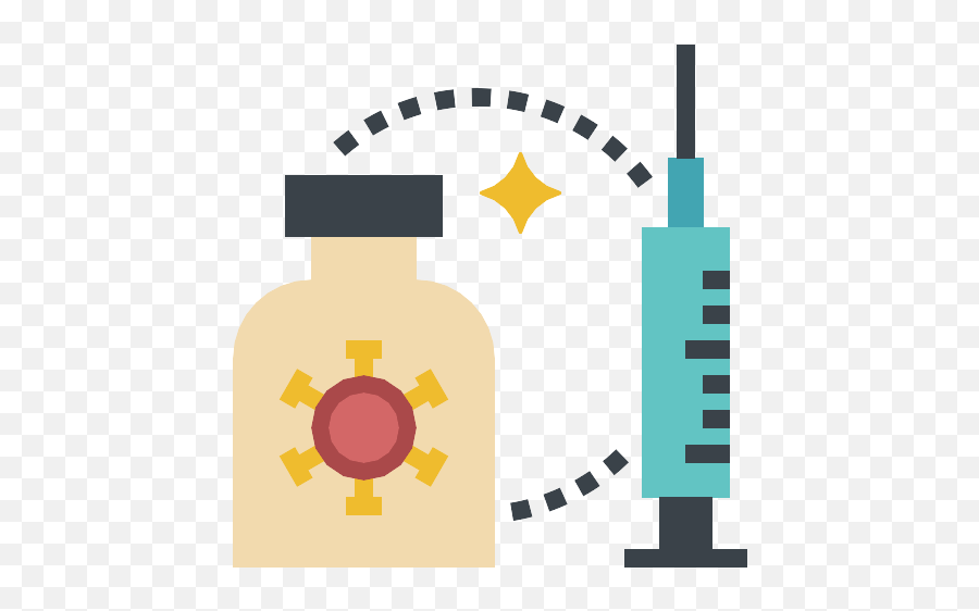 Coronavirus Vaccine Vector Svg Icon - Physical Icon Png,Vaccine Icon
